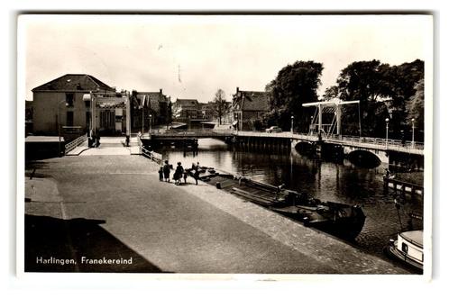 Harlingen, Franekereind, Verzamelen, Ansichtkaarten | Nederland, Gelopen, Friesland, 1940 tot 1960, Verzenden