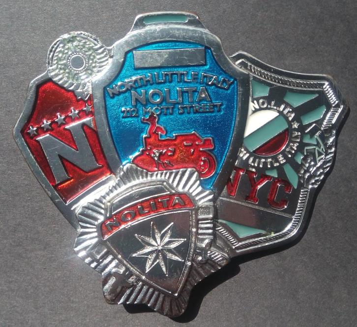 NORTH LITTLE ITALY NOLITA MOTT STREET NYC MOTOR RIEM BUCKLE, Kleding | Dames, Riemen en Ceinturen, Zo goed als nieuw, 100 cm of meer