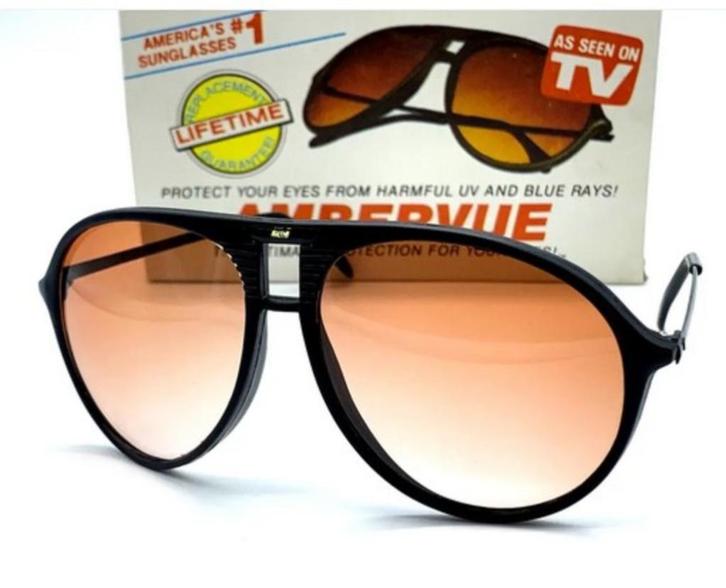 Retro Ambervue Retro Amerikaans zonnebril + hoes 80s, Sieraden, Tassen en Uiterlijk, Zonnebrillen en Brillen | Heren, Nieuw, Zonnebril
