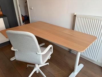 Ikea Bekant Bureau + Bureaustoel - afbeelding 4