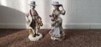 2 porseleinen beeldjes stelletje  20 cm hoog, Antiek en Kunst, Antiek | Porselein, Ophalen of Verzenden