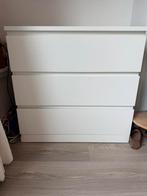Witte Ikea Malm kast, Ophalen, Eikenhout, 50 tot 100 cm, Zo goed als nieuw