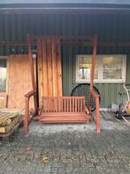 Schommelbank hardhout met paar dingetjes, Ophalen, Hout, Schommelbank