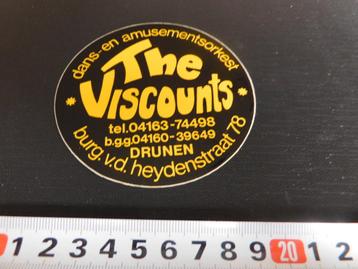 stickers Drunen THE VISCOUNTS dans- en amusementsorkest  beschikbaar voor biedingen