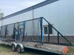 Vrijdragende schuifpoort doorgang 7,2 meter, Ophalen, Gebruikt, IJzer, Spijlenhekwerk