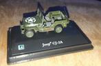 Jeep CJ-2A Willys US Army Hongwell 1:87 miniserie, Hobby en Vrije tijd, Modelauto's | Overige schalen, Legervoertuigen, Gebruikt