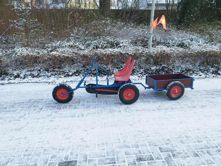 Skelter met aanhanger, Kinderen en Baby's, Speelgoed | Buiten | Skelters, Gebruikt, Berg, Ophalen