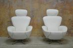 ZGANieuw witte leren Cassina Dodo design relaxfauteuil, Cassina, Design, Cassina, 75 tot 100 cm