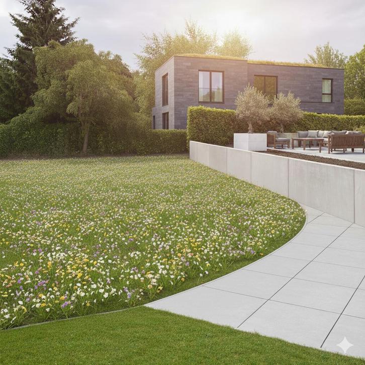 Keerwanden om hoogteverschillen op te vangen, Tuin en Terras, Tegels en Klinkers, Nieuw, Overige typen, Beton, Verzenden
