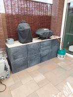 Buitenkeuken van  graniet en betonblokken 200 x 50, Tuin en Terras, Ophalen, Zo goed als nieuw