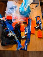 Nerf Geweren met Veel Accessoires, Ophalen of Verzenden, Gebruikt, Jongen of Meisje