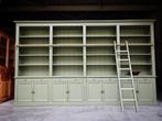 Geweldige brede bibliotheekkast | 400cm boekenkast #1084, Niet ingevuld, 200 cm of meer, Met deur(en), Niet ingevuld