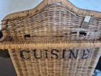 Keukenmand riviera maison, Huis en Inrichting, Woonaccessoires | Schalen en Manden, Ophalen, Gebruikt, Rond, Riet