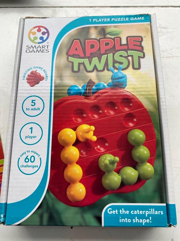 Smart Games Apple Twist Puzzel, Hobby en Vrije tijd, Denksport en Puzzels, Zo goed als nieuw, Overige typen, Minder dan 500 stukjes