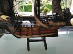 Antiek scheepsmodel 19e eeuw modelschip schip boot zeilboot, Hobby en Vrije tijd, Modelbouw | Boten en Schepen, Ophalen, Gebruikt