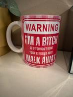 Nieuwe mok met waarschuwing, Ophalen of Verzenden, Nieuw