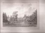 Gezigt in Hofstede Oosterbeek Den Haag ca. 1850, Ophalen of Verzenden