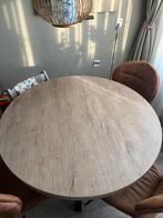 Ronde eettafel Bressano van de kwantum, Huis en Inrichting, Tafels | Eettafels, Ophalen, Gebruikt, 100 tot 150 cm, 150 tot 200 cm