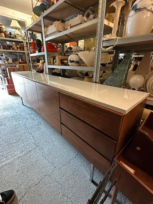 XL Vintage dressoir jaren 60 (275cm!), Huis en Inrichting, Kasten | Boekenkasten, Gebruikt, 200 cm of meer, Minder dan 100 cm