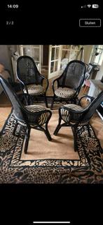 Stoel 4x, Huis en Inrichting, Ophalen, Gebruikt, Zwart, Vier