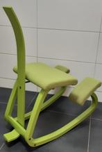Varier [ Stokke} Variable Balans kniestoel met rug, Huis en Inrichting, Ophalen, Ergonomisch, Groen, Bureaustoel