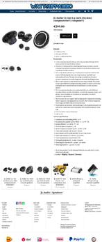 JL Audio C2-650 6.5-inch (165 mm) composet / speakers 6.5'', Auto diversen, Autospeakers, Hifi-Focus, Aalsmeerderweg 173 1432 CL, Aalsmeer