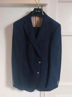 Van Gils kostuum / pak donkerblauw met streep, Kleding | Heren, Kostuums en Colberts, Gedragen, Maat 48/50 (M), Blauw, Van Gils