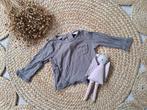 Mooi grijs Zara shirtje maat 68, Meisje, Ophalen of Verzenden, Zo goed als nieuw, Zara girls