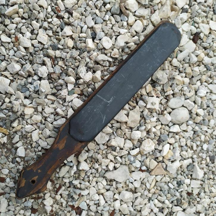 VERY OLD SHOP BARBER SHAVE RAZOR NATURAL SHARPENING STONE, Antiek en Kunst, Antiek | Gereedschap en Instrumenten, Verzenden