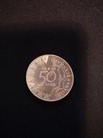 50 Gulden 1987 Juliana & Bernhard Huwelijksmunt, Koningin Juliana, Ophalen of Verzenden, Losse munt, Geboorte of Huwelijk