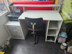 Bureau met opbergruimte, Huis en Inrichting, Bureaus, Ophalen, Zo goed als nieuw, Bureau
