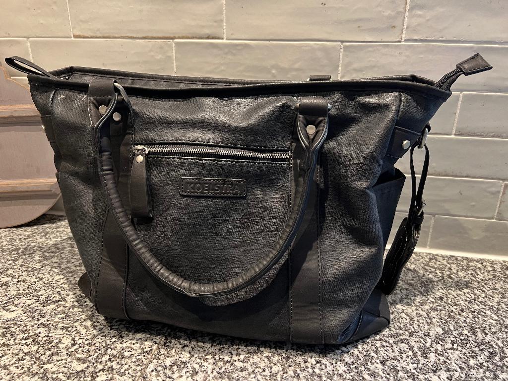 Twee luiertassen Koelstra/Bambino, Kinderen en Baby's, Luiertassen, Zo goed als nieuw, Schoudertas, Ophalen