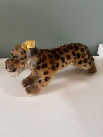 Steiff tijger welpje jaren 50. (1954-1959) beschikbaar voor biedingen
