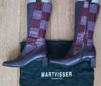 Mart Visser paarse leren laarzen maat 37,5, Kleding | Dames, Hoge laarzen, Overige kleuren, Mart Visser, Ophalen of Verzenden