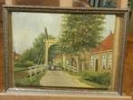 Schilderij Westzaan Watemolenpad 1901 (Zaandam), Antiek en Kunst, Kunst | Schilderijen | Klassiek, Ophalen