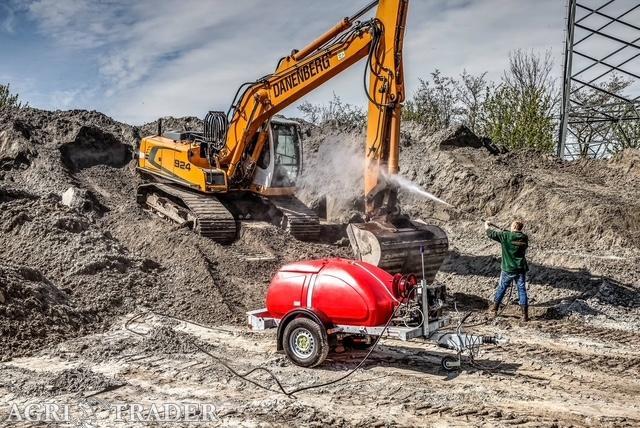 Mobiele Powerwasher 200 bar hogedrukreiniger op aanhanger, Zakelijke goederen, Machines en Bouw | Onderhoud en Reiniging, Ophalen of Verzenden