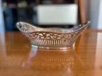 Verzilverde broodschaal, Antiek en Kunst, Ophalen of Verzenden, Zilver