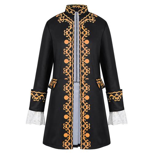 Zwarte lange victoriaanse heren jas, Kleding | Heren, Carnavalskleding en Feestkleding, Nieuw, Kleding, Historisch, Verzenden