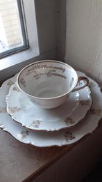 Servies set 3 delig 1e H.Communie, Antiek en Kunst, Antiek | Porselein, Ophalen