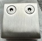 4x Balustrade glasklem met rubbers 6 mm - Nieuw, Ophalen of Verzenden, Nieuw, Overige typen, Minder dan 80 cm