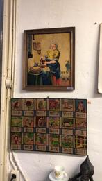 Geborduurd schilderij en leesplank, Antiek en Kunst, Ophalen