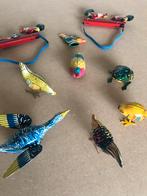 Blikken speelgoed, kip, eend, kikker, Ophalen of Verzenden