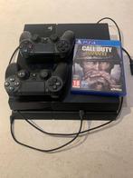 Playstation 4 + 2 Controllers + Call of Duty, Spelcomputers en Games, Ophalen of Verzenden, Gebruikt