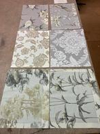 6 Stuks Stoffen met Bloempatroon - Kussens, Patchwork, Hobby en Vrije tijd, Stoffen en Lappen, Overige kleuren, Ophalen of Verzenden