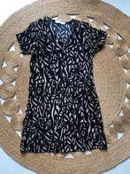 Jurkje korte mouw Costes XS panter print zwart beige, Kleding | Dames, Jurken, Zwart, Ophalen of Verzenden, Zo goed als nieuw