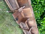 Oude kerkbank, Huis en Inrichting, Gebruikt, Minder dan 75 cm, 300 cm of meer, Rechte bank