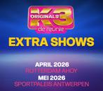 5x K3 zitplekken - 11 april 2026 Rotterdam, Drie personen of meer, April