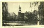AK Almelo - Het Kolkje met N.H. Kerk, Verzamelen, Ansichtkaarten | Nederland, Verzenden, 1940 tot 1960, Ongelopen, Overijssel