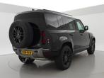 Land Rover Defender 110 3.0 6-CILINDER D250 X-DYNAMIC GRIJS, Auto's, Bestelauto's, 249 pk, Zwart, Leder, Bedrijf