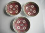 3 Chinees porselein schaaltjes Wan Shou Wu Jiang, Ophalen of Verzenden